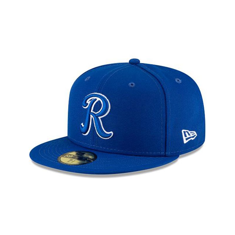 MLB Kansas City Royals Ligature 59Fifty Fitted (KZO3044) - Blue New Era Caps